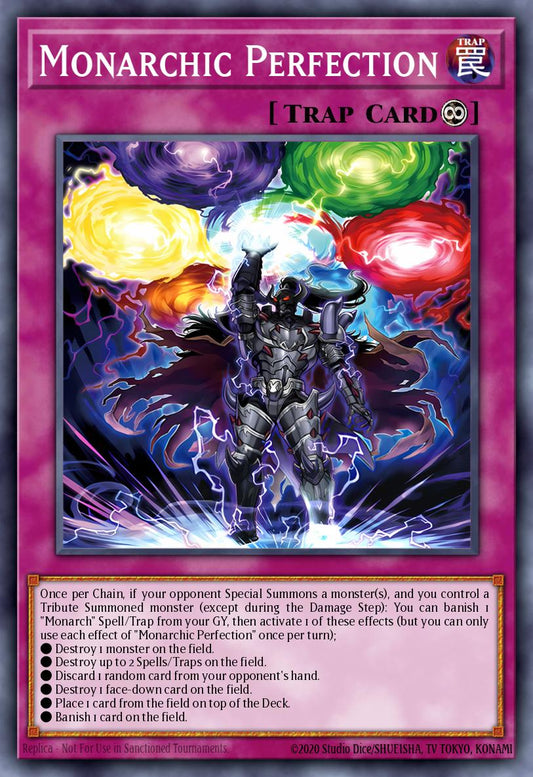 (DUAD076) YuGiOh TCG Duelist’s Advance Single: Monarchic Perfection  Super Rare