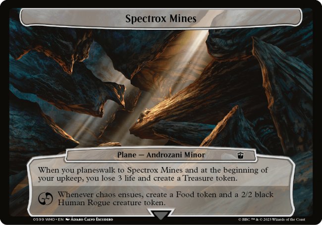 (599) Magic The Gathering Universes Beyond: Doctor Who Single: Spectrox Mines  Common