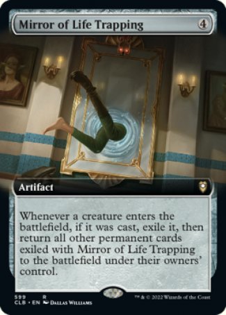(599) Magic The Gathering Commander Legends: Battle for Baldur's Gate: Extras Single: Mirror of Life Trapping Holo Rare