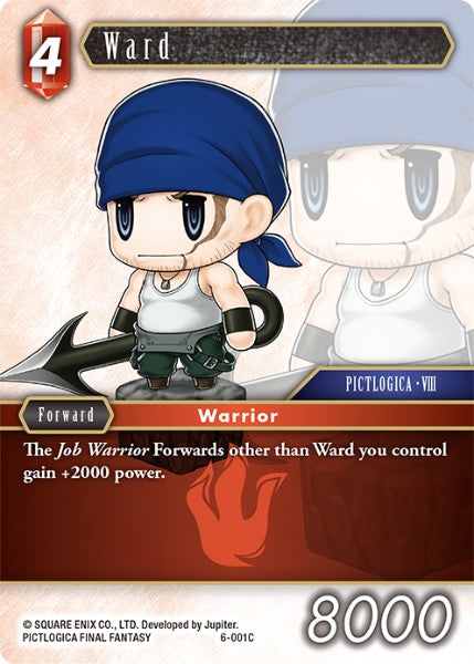 (001) Final Fantasy TCG Opus VI Single: Ward (6-001) Holo Common