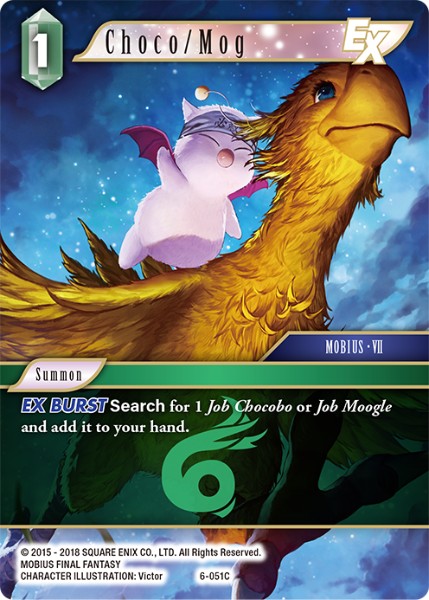 (051) Final Fantasy TCG Opus VI Single: Choco / Mog (6-051)  Common