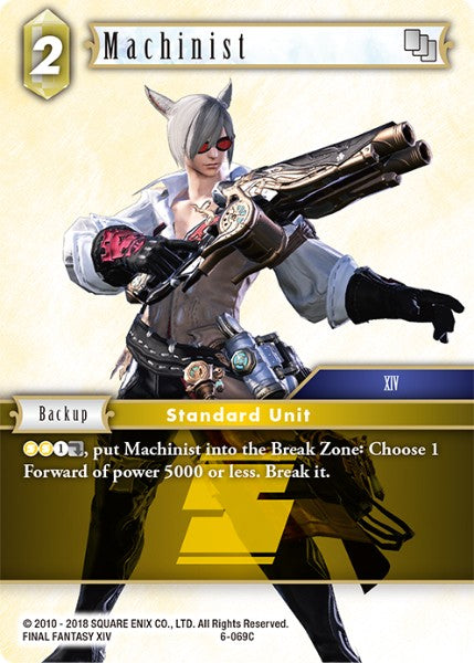(069) Final Fantasy TCG Opus VI Single: Machinist (6-069)  Common
