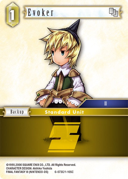 (073) Final Fantasy TCG Opus VI Single: Evoker (1-105)  Common