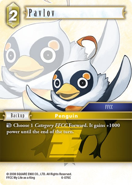 (076) Final Fantasy TCG Opus VI Single: Pavlov (6-076)  Common