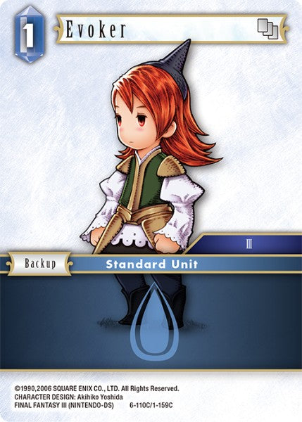 (110) Final Fantasy TCG Opus VI Single: Evoker (1-159)  Common