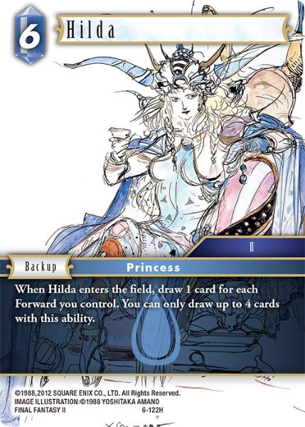 (122) Final Fantasy TCG Opus VI Single: Hilda (6-122)  Hero