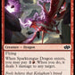 (600) Magic The Gathering Foundations Jumpstart Single: Sparktongue Dragon  Common