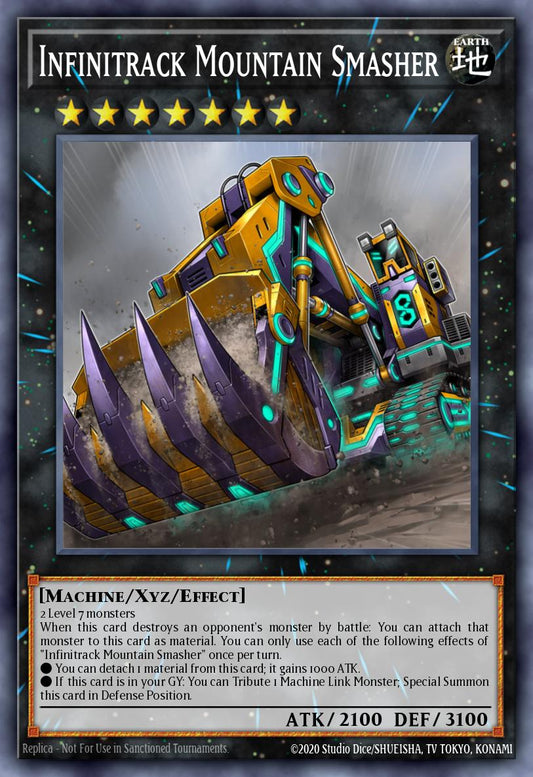 (213) YuGiOh TCG MP20: 2020 Tin of Lost Memories Mega Pack Single: Infinitrack Mountain Smasher  Ultra Rare