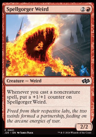 (601) Magic The Gathering Foundations Jumpstart Single: Spellgorger Weird  Common