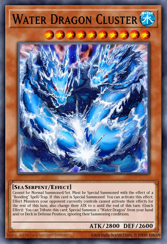 (036) YuGiOh TCG LEDU: Legendary Duelists Single: Water Dragon Cluster  Super Rare
