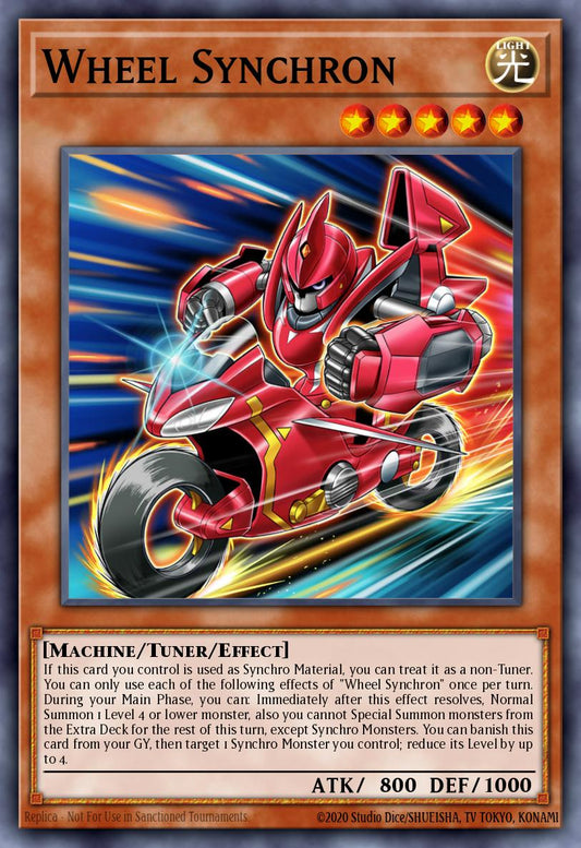(206) YuGiOh TCG MP24: 25th Anniversary Tin: Dueling Mirrors Single: Wheel Synchron  Ultra Rare