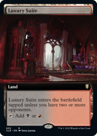 (602) Magic The Gathering Commander Legends: Battle for Baldur's Gate: Extras Single: Luxury Suite  Rare