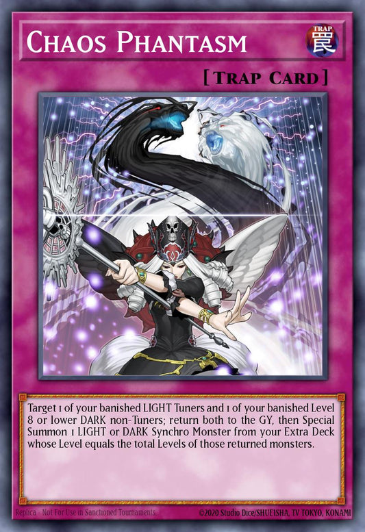 (332) YuGiOh TCG MP24: 25th Anniversary Tin: Dueling Mirrors Single: Chaos Phantasm  Common