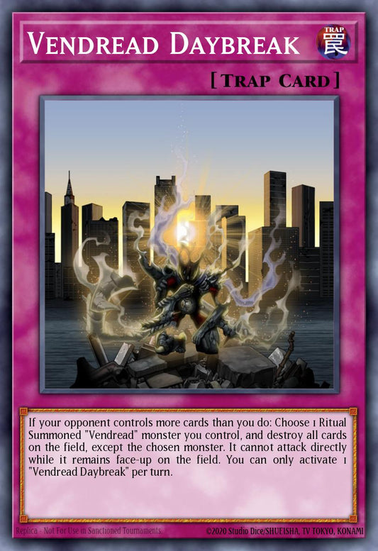(059) YuGiOh TCG MP19: 2019 Gold Sarcophagus Tin Mega Pack Single: Vendread Daybreak  Common