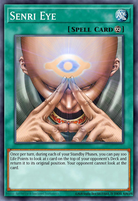 (089) YuGiOh TCG MFC: Magician's Force Single: Senri Eye  Common