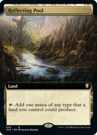 (604) Magic The Gathering Commander Legends: Battle for Baldur's Gate: Extras Single: Reflecting Pool  Rare