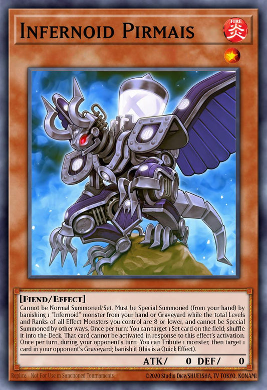 (067) YuGiOh TCG BLTR: Battles of Legend: Terminal Revenge Single: Infernoid Pirmais  Secret Rare