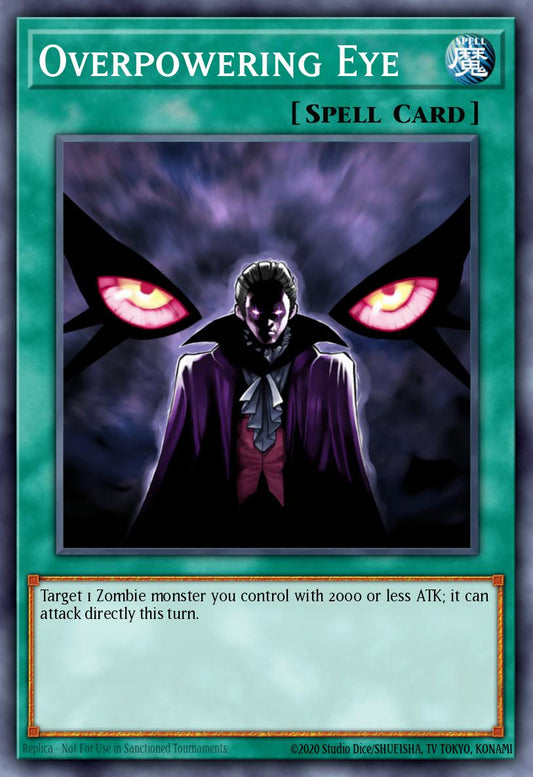(216) YuGiOh TCG LCJW: Legendary Collection 4: Mega Pack Single: Overpowering Eye  Common