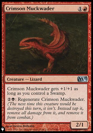 (127) Magic The Gathering The List Single: Crimson Muckwader  Uncommon