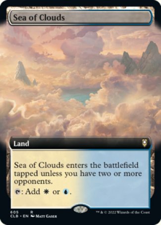 (605) Magic The Gathering Commander Legends: Battle for Baldur's Gate: Extras Single: Sea of Clouds Holo Rare