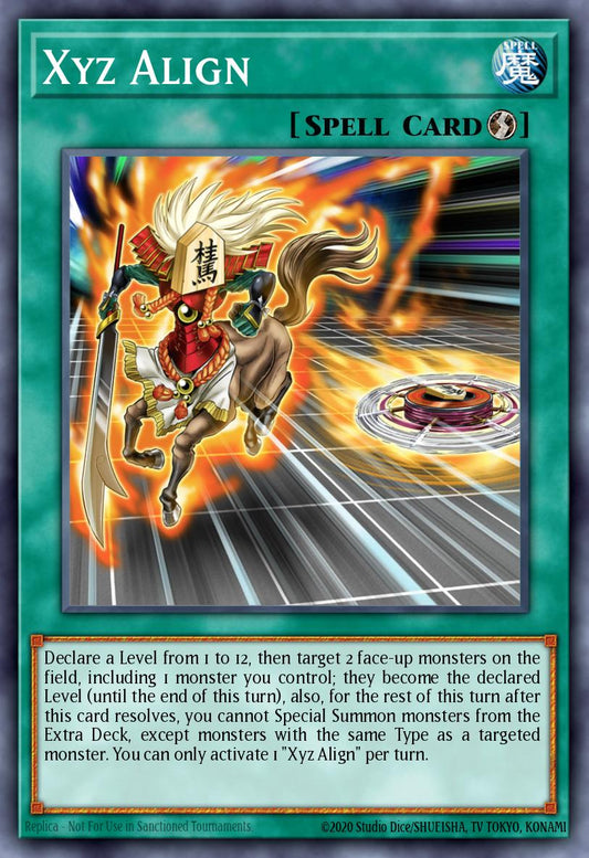 (336) YuGiOh TCG MP24: 25th Anniversary Tin: Dueling Mirrors Single: Xyz Align  Common