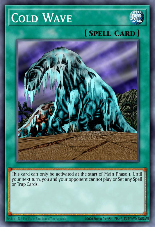 (062) YuGiOh TCG PSV: Pharaoh's Servant Single: Cold Wave (V.1 - Common)  Common