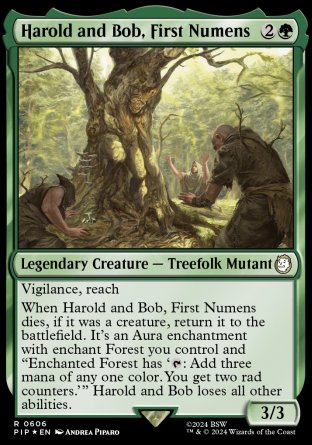 (606) Magic The Gathering Universes Beyond: Fallout: Extras Single: Harold and Bob, First Numens (V.2)  Holo Rare
