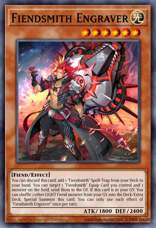 (049) YuGiOh TCG RA04: Quarter Century Stampede Single: Fiendsmith Engraver (V.5 - Collectors Rare)  Collectors Rare