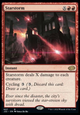 (607) Magic The Gathering Jumpstart 2022 Single: Starstorm  Rare