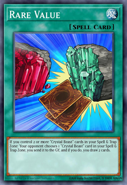 (182) YuGiOh TCG RA03: Quarter Century Bonanza Single: Rare Value (V.1 - Platinum Secret Rare)  Platinum Secret Rare