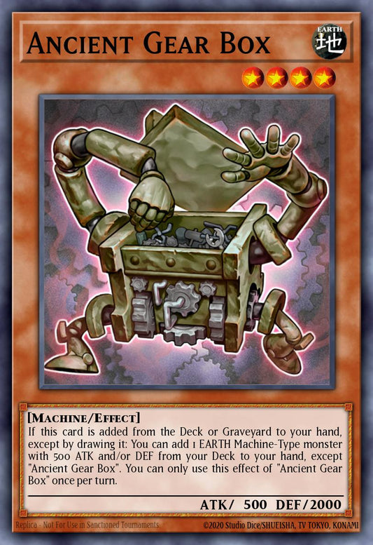 (032) YuGiOh TCG PRIO: Primal Origin Single: Ancient Gear Box  Common