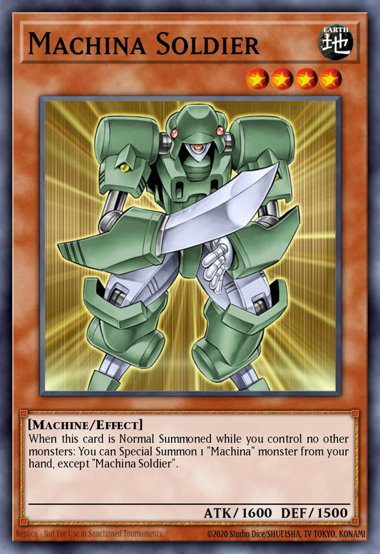 (168) YuGiOh TCG LCYW: Legendary Collection 3: Mega Pack Single: Machina Soldier  Secret Rare