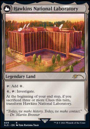 (609) Magic The Gathering Secret Lair Drop Series Single: Hawkins National Laboratory // The Upside Down  Rare