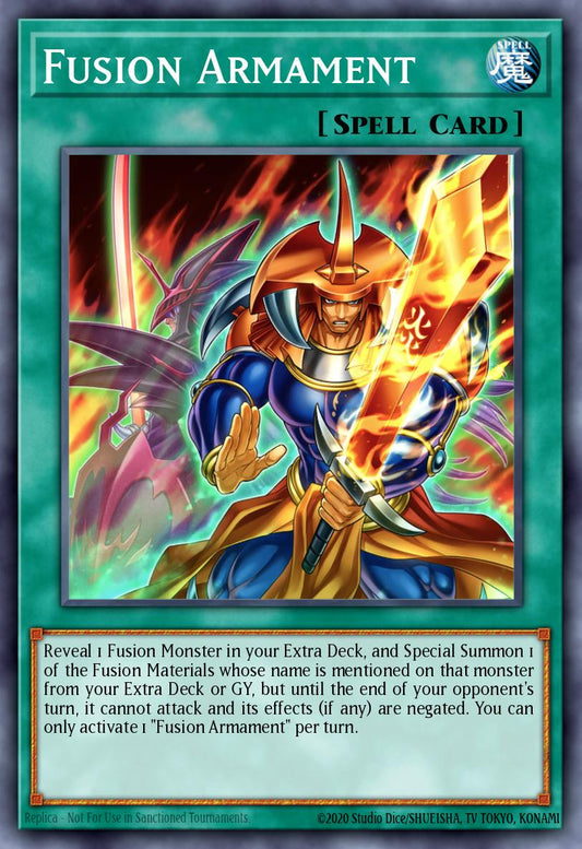 (105) YuGiOh TCG MP24: 25th Anniversary Tin: Dueling Mirrors Single: Fusion Armament  Secret Rare