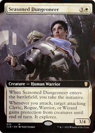 (610) Magic The Gathering Commander Legends: Battle for Baldur's Gate: Extras Single: Seasoned Dungeoneer (V.2)  Rare
