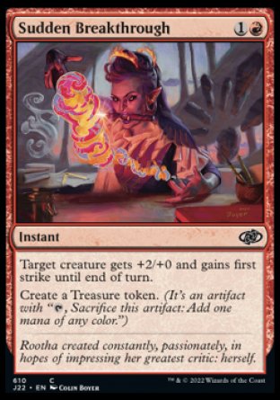 (610) Magic The Gathering Jumpstart 2022 Single: Sudden Breakthrough  Common