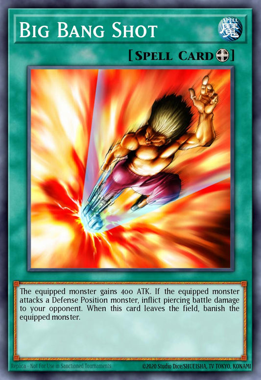 (086) YuGiOh TCG MFC: Magician's Force Single: Big Bang Shot  Rare