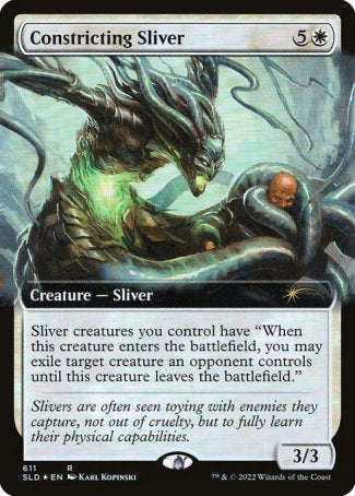 (611) Magic The Gathering Secret Lair Drop Series Single: Constricting Sliver  Rare