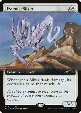 (612) Magic The Gathering Secret Lair Drop Series Single: Essence Sliver  Rare