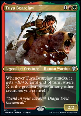 (612/361) Magic The Gathering Commander Legends: Extras Single: Tuya Bearclaw  Uncommon