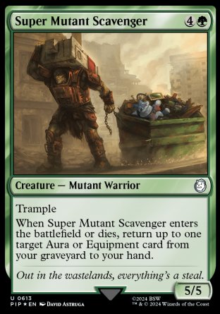 (613) Magic The Gathering Universes Beyond: Fallout: Extras Single: Super Mutant Scavenger  Uncommon