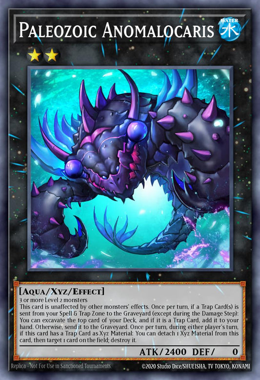 (137) YuGiOh TCG MP25: 2025 Mega-Pack Tin Single: Paleozoic Anomalocaris  Secret Rare