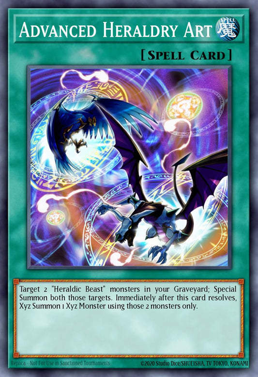 (161) YuGiOh TCG BLMM: Battles of Legend: Monster Mayhem Single: Advanced Heraldry Art  Ultra Rare