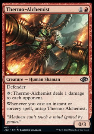(613) Magic The Gathering Jumpstart 2022 Single: Thermo-Alchemist (V.2)  Common