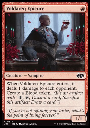 (613) Magic The Gathering Foundations Jumpstart Single: Voldaren Epicure  Common