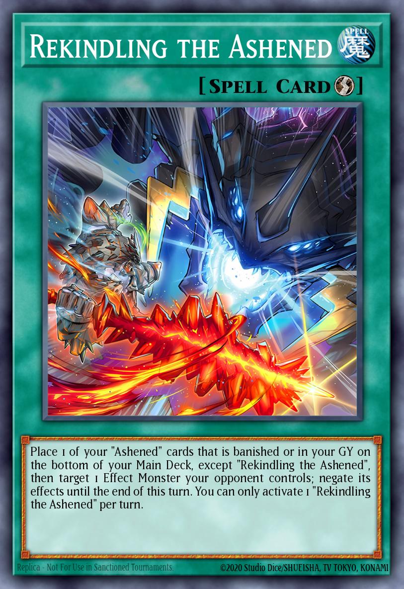 (094) YuGiOh TCG LEDE: Legacy of Destruction Single: Rekindling the Ashened  Super Rare