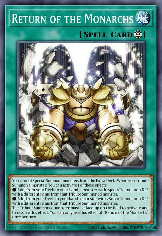 (173) YuGiOh TCG MP14: 2014 Mega-Tins Mega-Pack Single: Return of the Monarchs  Ultra Rare