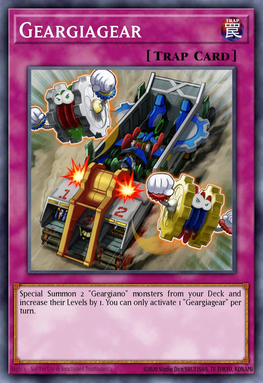(052) YuGiOh TCG MP14: 2014 Mega-Tins Mega-Pack Single: Geargiagear  Super Rare