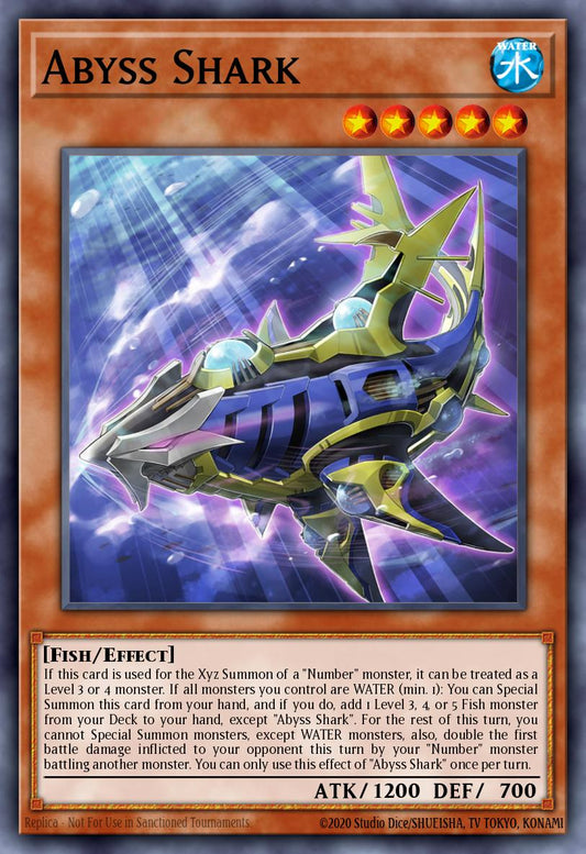 (030) YuGiOh TCG RA03: Quarter Century Bonanza Single: Abyss Shark (V.2 - Ultra Rare)  Ultra Rare