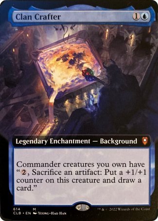 (614) Magic The Gathering Commander Legends: Battle for Baldur's Gate: Extras Single: Clan Crafter (V.2)  Mythic
